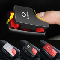 HOT Car Logo Safety Buckle Clip Seatbelt Ssangyong 2 Tivolan Kyron Actyon Sport Korando