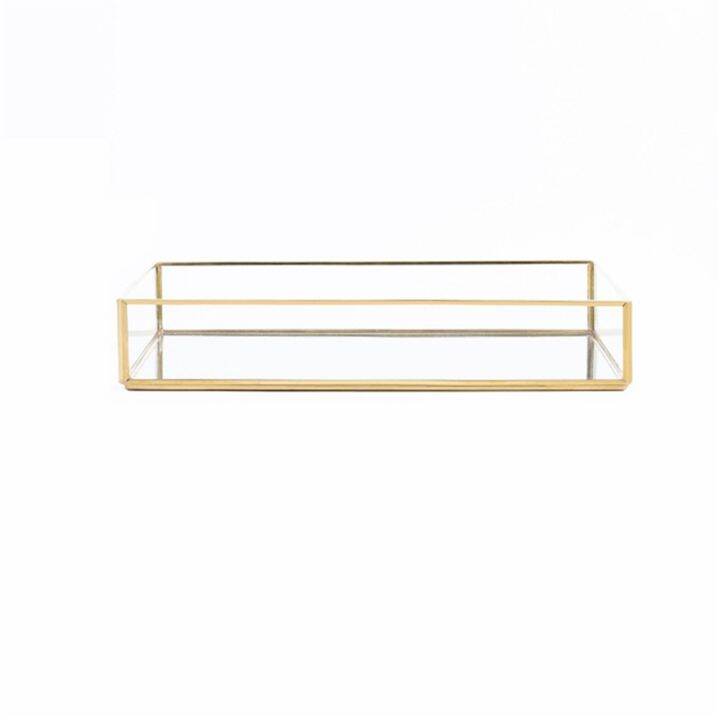 2-pcs-nordic-retro-storage-tray-gold-rectangle-glass-makeup-organizer-tray-dessert-plate-jewelry-display-home-kitchen-decor-s-amp-m