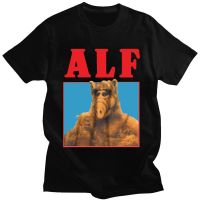 Funny Alf Gordon Shumway Tshirt Men Tv Comedy Sitcom Cat Tshirts Printed Tee Cotton T Shirt Gildan Spot 100% Cotton