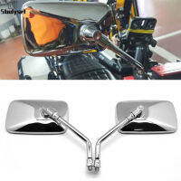 Studyset IN stock 2pcs Universal Rectangle Aluminum Square Motorcycle Rearview Mirrors Electric Bike