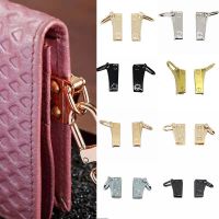 1Pair Metal Bag Side Anchor Gusset Bag Side Edge Buckle Anchor Link Hanger Clamps Hardware With D Rings For Bag Purse Strap