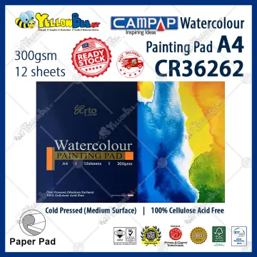 Campap Arto Acrylic Painting Paper Pack 360gsm (A4 / A3 / A2)  [CR36356/CR36355/CR36354]