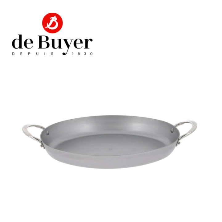 de-buyer-5651-36-steel-mineral-pan-กระทะเหล็ก