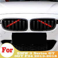 Front Kidney Grille Cover Trim Strips For BMW 3 Series GT 3GT F34 2013-2017-2018 M Sport Style Decoration Grille Car Accessories