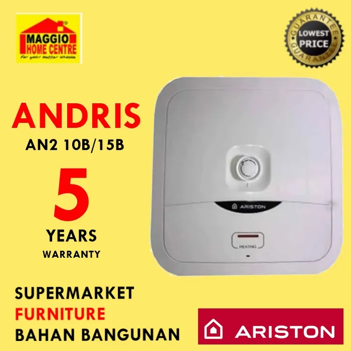 WATER HEATER ARISTON PEMANAS AIR AN2 10B/15B ARISTON 10L Lazada