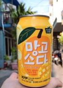 HCMNước uống soda Hàn Quốc có gas vị xoài set 6lon 350ml