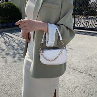 Crocodile Pattern Womens Shoulder Bag Fashion PU Leather Chain Messenger Bag Luxury Handbag Mini Square Bag