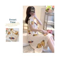 【Maternity brestfeeding dress】Pure cotton Maternity breastfeeding dress Nursing dress