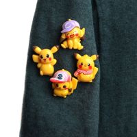 [Lovely Cute] cartoon Pikachu brooch student clothes decoration corsage bestie birthday gift super cute