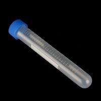 【CW】☑  10 Pcs 15ml Screw Cap Round Bottom Centrifuge Tube Plastic Reagent Vial Laboratory Analysis Test