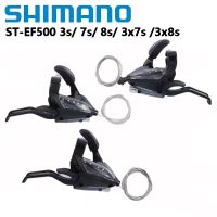 Shimano ST-EF500 Shifter 3S 7S 8S EZ FIRE PLUS Brake Lever 21Speed 24Speed With Window MTB Mountain Bike Cycling Part