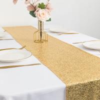 Gold Rose Gold Sequin Table Runner for Party Table Cloth Weddings Decoration Table Runners for Christmas Home Resturant