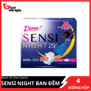 Băng vệ sinh Diana Sensi Night Ban Đêm 29cm 4 miếng gói