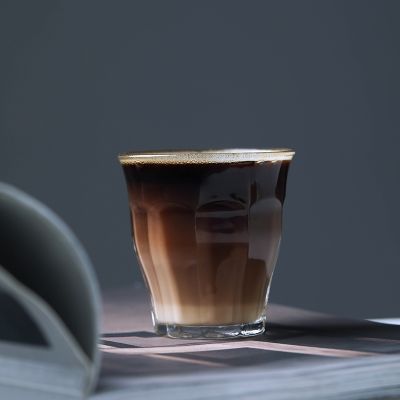【High-end cups】 แก้วกาแฟผนังถ้วยแก้วเบียร์กาแฟหัวใจถ้วยทนความร้อนเครื่องดื่มเพื่อสุขภาพแก้วชาแก้วถ้วยแก้ว