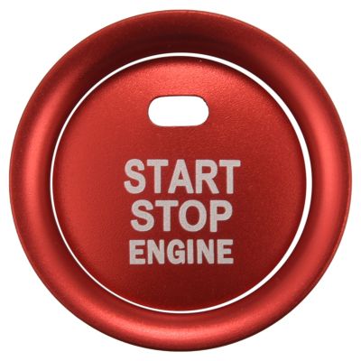 2Pc Set Keyless Engine Push Start Button &amp; Surrounding Decoration Ring for Mazda 3 6 CX-3 CX-5 CX-9 MX-5 with Push Start Engine Feature