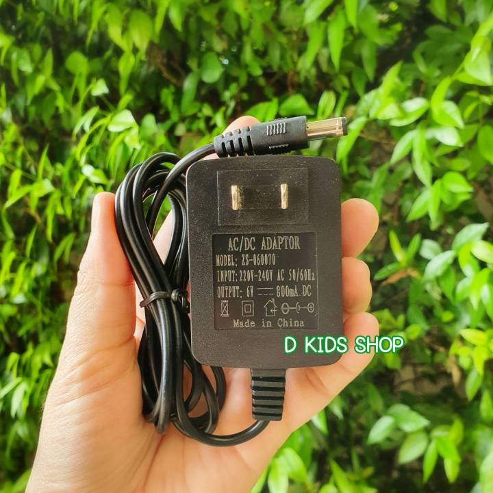 d-kids-adaptor-ที่ชาร์ทแบต-สายชาร์ทแบต-ที่ชาร์จรถแบตเตอรี่เด็ก-สายชาร์จรถแบตเตอรี่เด็ก-ขนาด6v-และ-12v