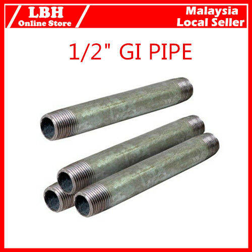 LBH 1/2" GI PIPE B & THREAD | Lazada