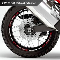 ใหม่สำหรับฮอนด้า CRF1100L แฝดแอฟริกัน Crf 1100 L มอเตอร์ไซค์นิ้วดุมขอบล้อด้านในสติ๊กเกอร์ตกแต่งสติกเกอร์สะท้อนแสงกันน้ำ