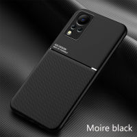 Infinix Note 11 Case,EABUY Fashionable New Style Moire Embedded Iron Plate Ring-free Bracket Phone Case (Compatible with Magnetic Car) for Infinix Note 11