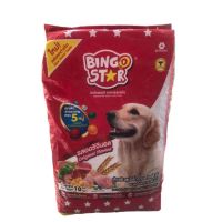 [ลด50%] ล้างสต๊อก!! Bingo Star อาหารสุนัข สำหรับสุนัขโต รสเนื้อและตับไก่ 10kg