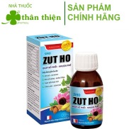 Siro Zut Ho -Hỗ trợ bổ phế, giảm ho, giảm đau rát họng do viêm phế quản