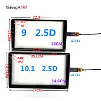 สำหรับนำเสนอเครื่องเล่นแอนดรอยด์2.5D หน้าจอสัมผัส9นิ้ว/10นิ้วอุปกรณ์เสริมอะไหล่ HLX-1819-V1แผงหน้าจอสัมผัสดิจิไทเซอร์แก้วเซ็นเซอร์สัมผัส HLX-1819 GPS จอสัมผัสรถยนต์