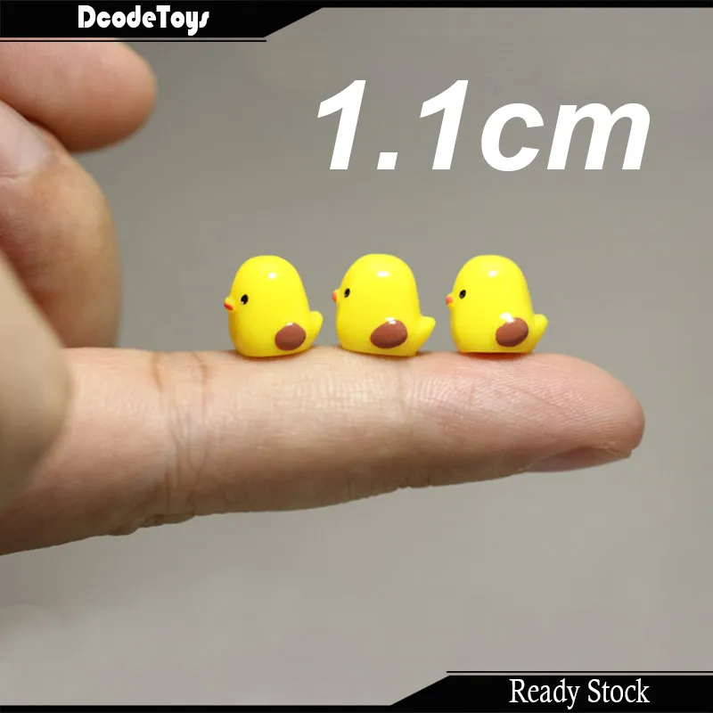 MINI Chick Duckling 1.1cm 小黄鸡小黄鸭chicken duck ayam Itik cute