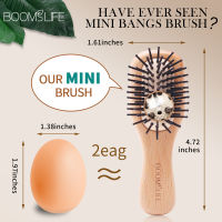 Portable Pocket Hair Comb Wood Hair Brush Salon Styling Hairbrush AirBag Mini Hair Brush Small Travel Airbag Head Massage Brush