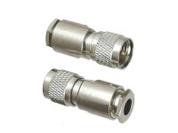 1pcs Connector Mini UHF PL259 Male Plug Clamp RG58 RG142 LMR195 RG400 RF Coaxial Adapter Wire Terminal Brass