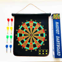 Dart Board Set Two-Side Household Childrens Magnetic Magnet Dartboard Magnetic Darts Pressure Reduction Toy