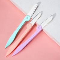 3Pcs/Set Brow Trimmer Washable Folding Stainless Steel Eyebrow Trimmer Anti rust Girlfriend Gift Eyebrow Blade