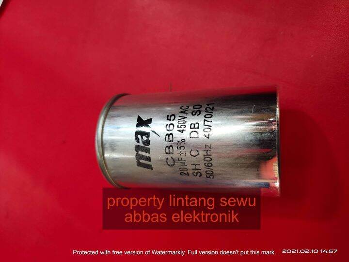 kapasitor bulat 20uf farad metal CAPASITOR KAPASITOR AC 20uF 20 MICRO ...