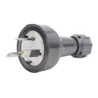 【New】250V 10A 3 Prong AC ออสเตรเลียปลั๊ก Au/nz Earthed Rewirble Plug สำหรับ DIY สายไฟ