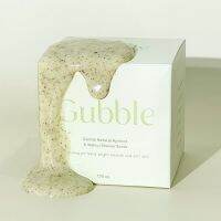 สครับกับเบิ้ล GUBBLE gentle natural Apricot&amp;Walnut shower scrub สูตรอ่อนโยนไม่บาดผิว เผยผิวใส ฟื้นฟูผิวเสีย