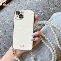 Pearl Crossbody Lanyard Strap Cord Chain Phone Case For Samsung Galaxy A51 A21S A71 A70 A50 A30S A10 A20 A30 A11 A31 Soft Cover