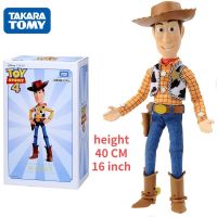 หุ่นแอ็คชั่น TAKARA TOMY Toy Story 4จริงตุ๊กตาขนาด40ซม. ทำจากไม้ขนาด16นิ้วจากของเล่นของขวัญของสะสม Hoy