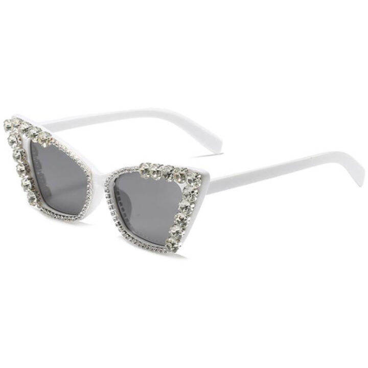 2021-fashion-chain-rhinestone-sunglasses-women-prom-party-shoping-cat-eye-luxury-sun-glasses-lady-plastic-green-oculos