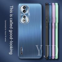 เคส YJD สำหรับ Honor 90 Pro สายโลหะรูดขอบสเตนเลสสตีลเคสโทรศัพท์กันกระแทก