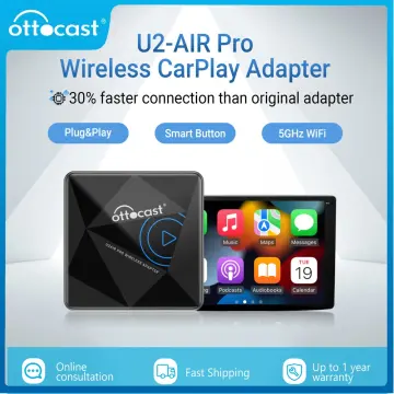 Ottocast Play2Video Wireless CarPlay/Android Auto 2 in 1 Multimedia Adapter  for sale online