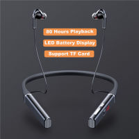 2021TWS Bluetooth Magnetic Neckband Headphone 80 hours Long Playback Wireless Earphone Sport Headset Noise Cancelling Micophone