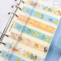 ✳◙ Cartoon Pokemon Pikachu and Paper Tape DIY Decorative Hand Account Label Tape Cute Decorative Diary Stationery Collage