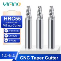 YIFINO HRC55 อลูมิเนียมเรียว end mill เหล็กอลูมิเนียมอัลลอยด์เครื่องตัดเรียวอินทิกรัล