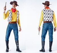 CP143.1 ชุดวูดดี้ ชุดคาวบอย ชุดนายอำเภอ จากการ์ตูน ทอย สตอรี่ วู๊ดดี้ Dress for Woody Suit Toy Story Costume Animation Disney Cosplay Fancy Outfit