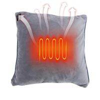 【CW】 Heated Throw Soft Hand Warmer Cushion 3 Settings Electric Abdomen