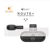 【】 Gadgets Sense Gulikit Route + Pro บลูทูธเครื่องรับส่งสัญญาณไร้สายอะแดปเตอร์เสียงอะแดปเตอร์ USB C สำหรับแชทด้วยเสียงรองรับคอมพิวเตอร์จอยเกม Nintend Switch