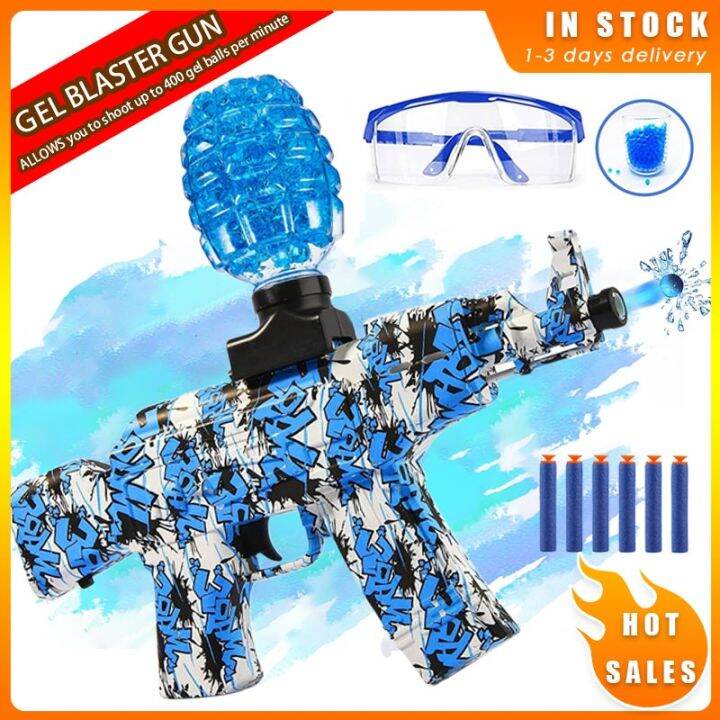 Genuine Toy Gel Blaster Gun AK47 Electric Gel Splatter Ball Gun Water