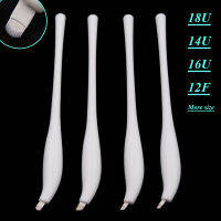 10pcs black permanent makeup disposable microblading pens hand tools with 712141718U pins needles embroidery blades