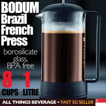 Bodum Java French Press Coffee Maker, 8 Cup, 1.0 L, 34 oz Black