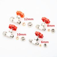 QDLJ-6mm 8mm 10mm 12mm Hole Dia Orange Plastic Handle Metal High Pressure Durable Tube Needle Type Globe Valve