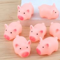 Pack of 10 Funny Pig Squeeze Toy Squeaky Sound Squeaker Pig Toy for Adult Kids Antistress Vents Decompression Toy